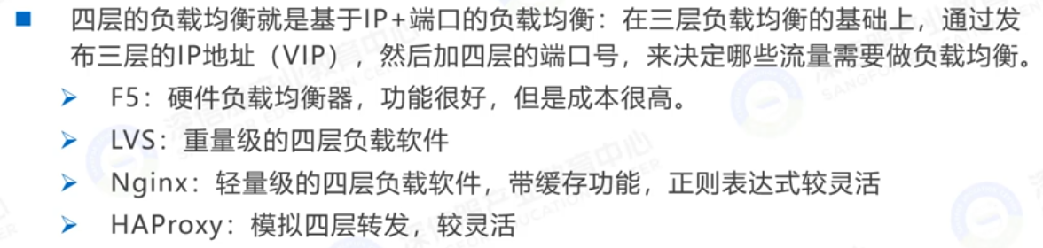 典型四层负载均衡方案