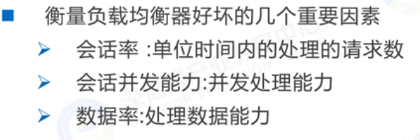 负载均衡性能参数