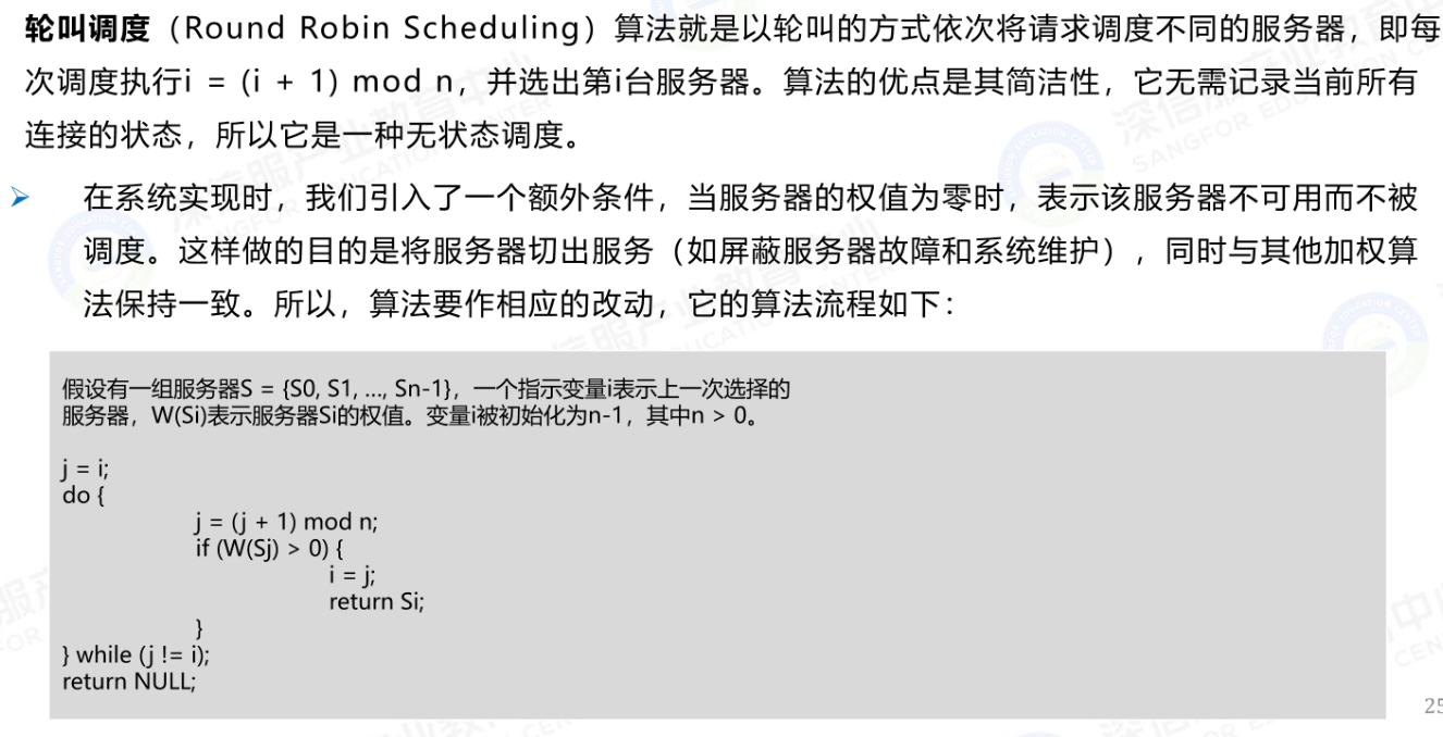 连接调度算法