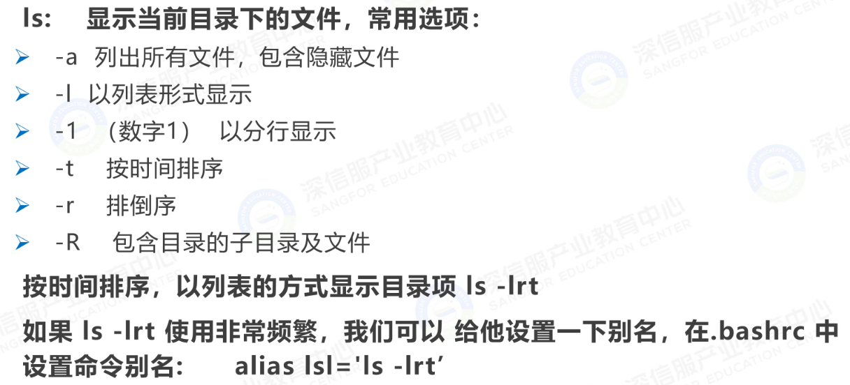 列出目录
