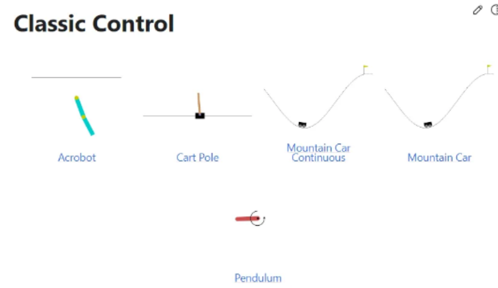 gymnasium的classic-control